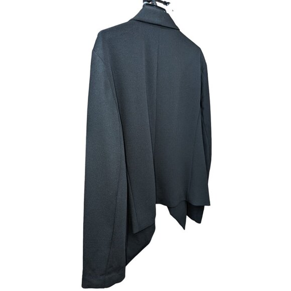 New York & Company Blazer XXL Open Front Women's Jacket Waterfall Drape Design - Picture 7 of 11